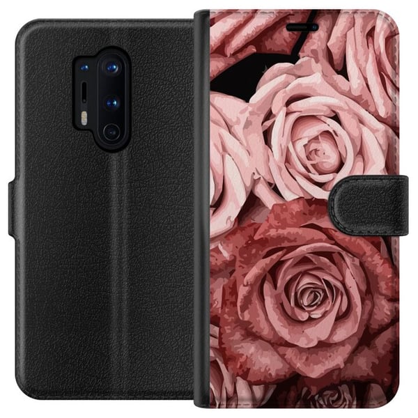 Yhteensopiva Lompakkokotelo OnePlus 8 Pro Ruusut