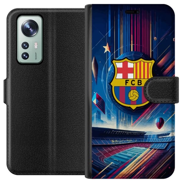 Kompatibel Tegnebogsetui til Xiaomi 12 FC Barcelona
