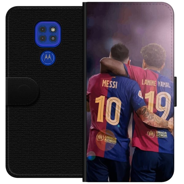 Kompatibel Tegnebogsetui til Motorola Moto G9 Play Lamine Yamal Messi