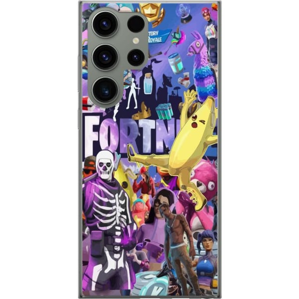 Kompatibel Mobilcover til Samsung Galaxy S23 Ultra Fortnite-collage med Banana Peely Battle Bus og skins farverigt gamingmotiv Kompatibel Mobilcover til Samsung Galaxy S23 Ultra Fortnite-collage med Banana Peely Battle Bus og skins farverigt gamingmotiv