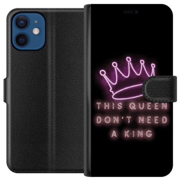 Kompatibelt Lommeboketui til Apple iPhone 12 Dronning Sitat Jentekraft Feminist