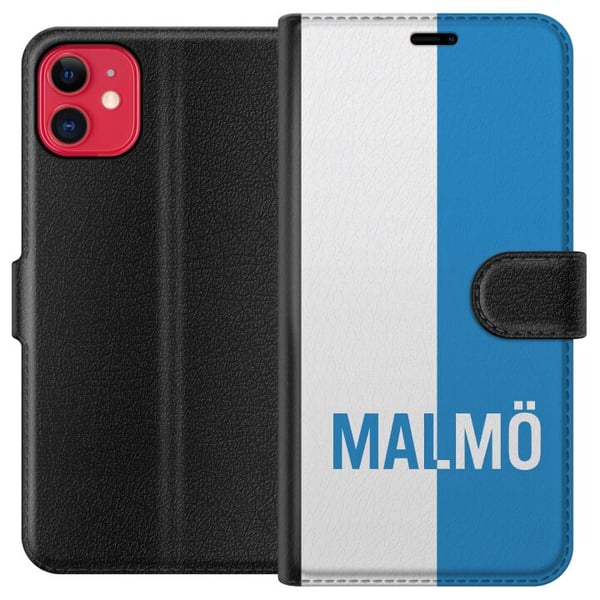 Kompatibel Tegnebogsetui til Apple iPhone 11 Malmö – fodbold Kompatibel Tegnebogsetui til Apple iPhone 11 Malmö – fodbold
