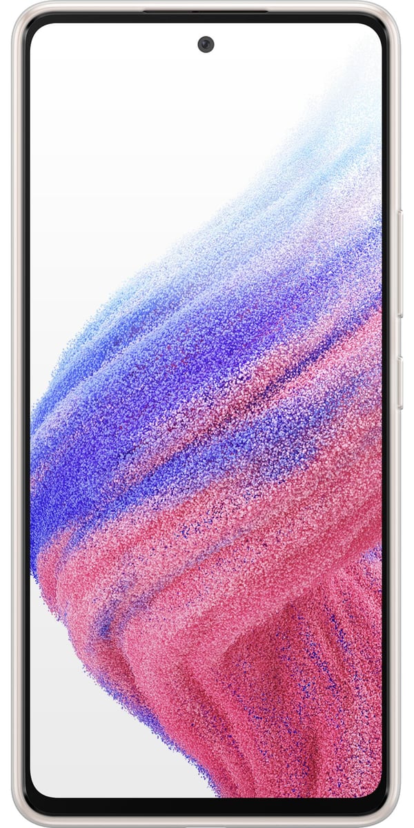 Kompatibelt Mobilskal till Samsung Galaxy A53 5G Julmotiv illustration – Polkagrisar pepparkakor och färgglada julgodisar