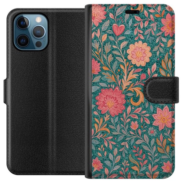 Kompatibelt Lommeboketui til Apple iPhone 12 Pro Floral Dream Kompatibelt Lommeboketui til Apple iPhone 12 Pro Floral Dream