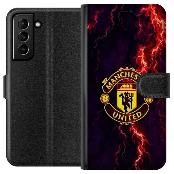 Yhteensopiva Lompakkokotelo Samsung Galaxy S21+ 5G Manchester United