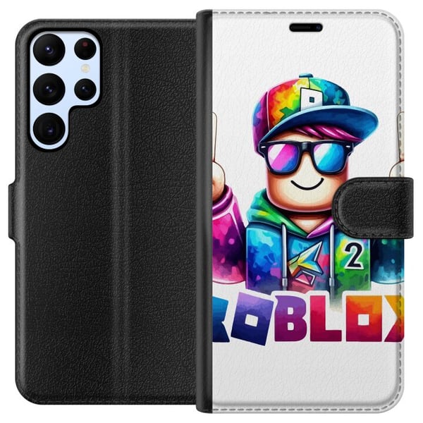 Yhteensopiva Lompakkokotelo Samsung Galaxy S22 Ultra 5G Roblox