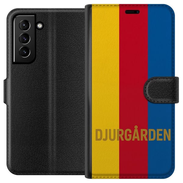 Kompatibelt Lommeboketui til Samsung Galaxy S21+ 5G Djurgården – fotball Kompatibelt Lommeboketui til Samsung Galaxy S21+ 5G Djurgården – fotball