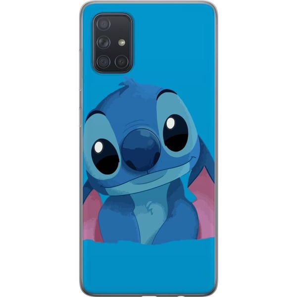 Yhteensopiva Puhelinkuori Samsung Galaxy A71 Stitch Sininen