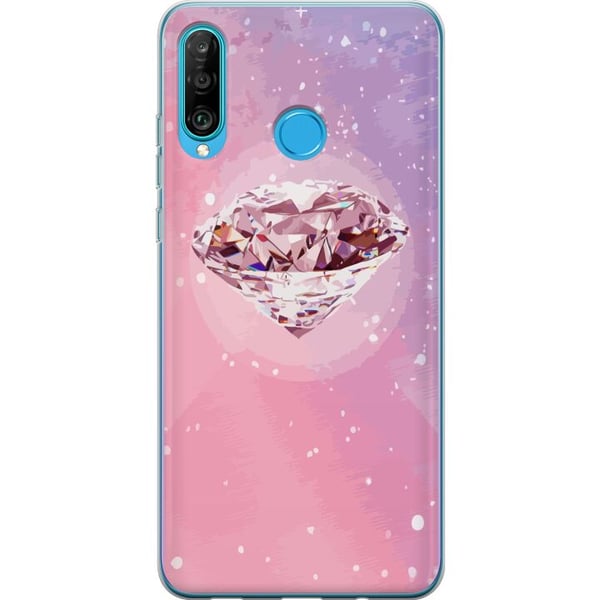 Kompatibelt Mobilskal till Huawei P30 lite Glitter Diamant