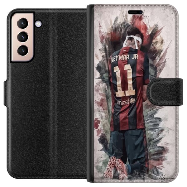 Kompatibel Tegnebogsetui til Samsung Galaxy S21 Neymar
