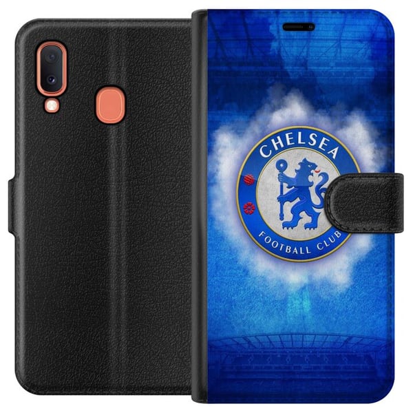 Kompatibelt Lommeboketui til Samsung Galaxy A20e Chelsea Kompatibelt Lommeboketui til Samsung Galaxy A20e Chelsea