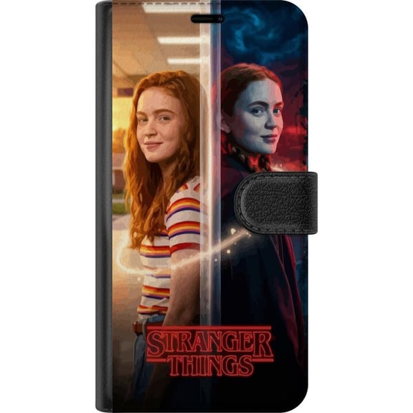 Yhteensopiva Lompakkokotelo Samsung Galaxy S21 Max Mayfield jaetussa muotokuvassa arkisen valon ja Stranger Things -tyylisen pimeän rinnakkaismaailma