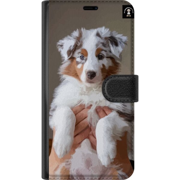 Kompatibelt Lommeboketui til Samsung Galaxy S10 Lite Søt valp med blå øyne og fluffy pels – perfekt for hundeelskere som ønsker et sjarmerende og mod