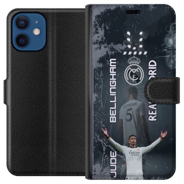 Yhteensopiva Lompakkokotelo Apple iPhone 12 Jude Bellingham Real Madrid England nuori keskikenttäilmiö, jossa yhdistyvät voima, inspiraatio, tekniikk