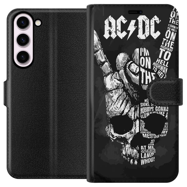 Kompatibel Tegnebogsetui til Samsung Galaxy S23+ ACDC Rockmusikband Guitar Klassisk