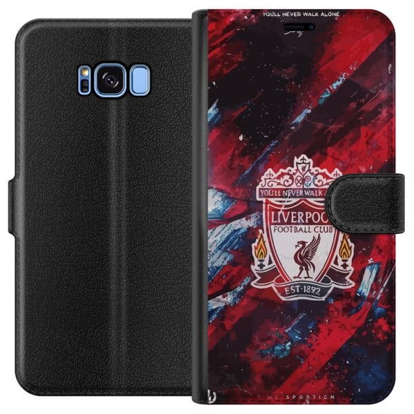Kompatibelt Plånboksfodral till Samsung Galaxy S8 Liverpool Kompatibelt Plånboksfodral till Samsung Galaxy S8 Liverpool