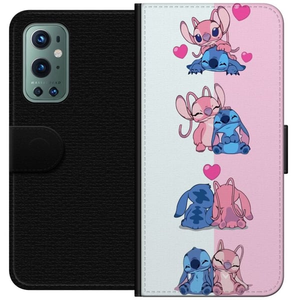 Kompatibelt Lommeboketui til OnePlus 9 Pro Lilo & Stitch