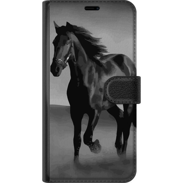 Kompatibel Tegnebogsetui til Samsung Galaxy S23+ Mørk Hest