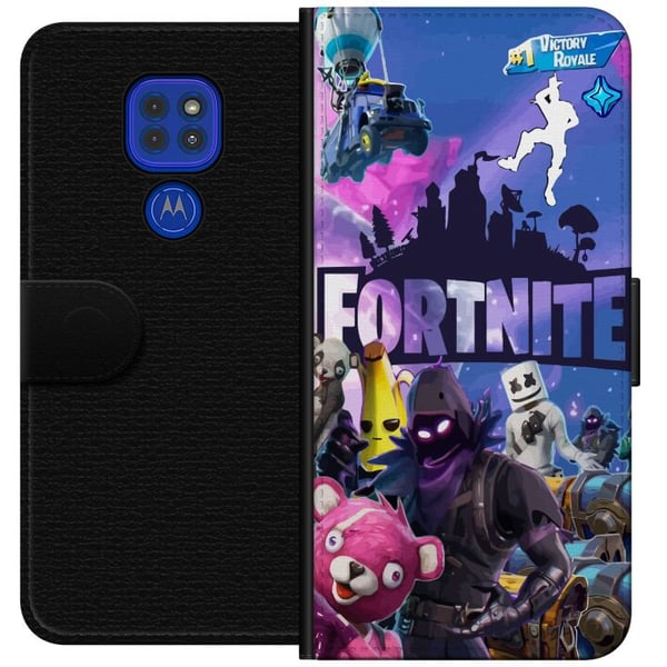 Kompatibel Tegnebogsetui til Motorola Moto G9 Play Fortnite