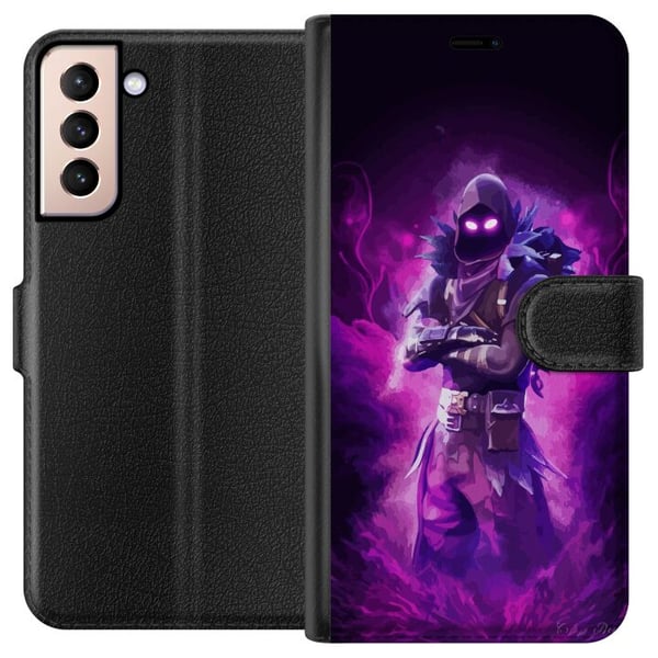Kompatibelt Lommeboketui til Samsung Galaxy S21 Fortnite Kompatibelt Lommeboketui til Samsung Galaxy S21 Fortnite