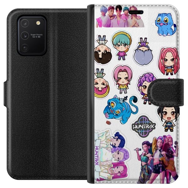 Kompatibelt Lommeboketui til Samsung Galaxy S10 Lite Huntrix og Saja Boys animeinspirerte, energiske design med sterke farger og moderne japansk popk Kompatibelt Lommeboketui til Samsung Galaxy S10 Lite Huntrix og Saja Boys animeinspirerte, energiske design med sterke farger og moderne japansk popk