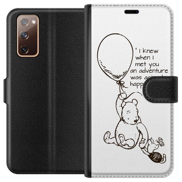 Kompatibelt Plånboksfodral till Samsung Galaxy S20 FE Nalle Puh
