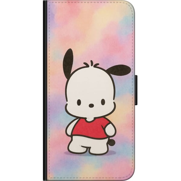 Kompatibel Tegnebogsetui til Motorola Moto G9 Play Kawaii Sanrio Pochacco