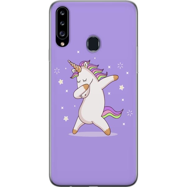 Kompatibelt Mobilskal till Samsung Galaxy A20s Unicorn Dab