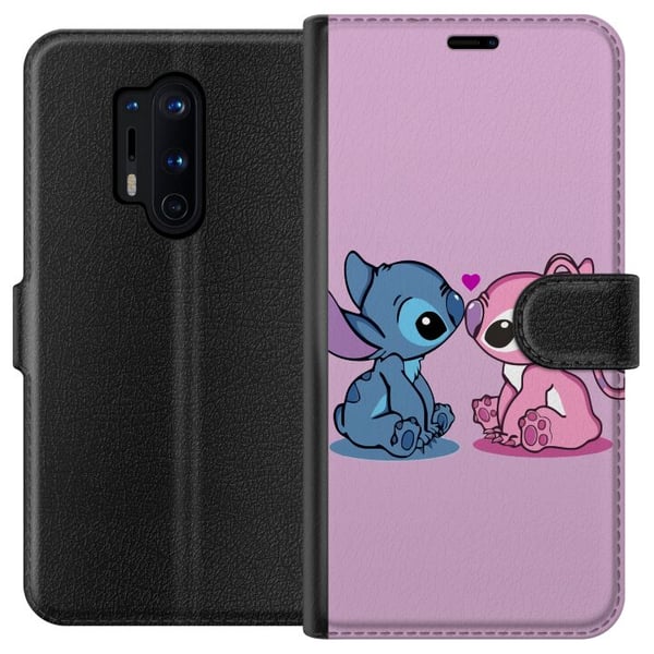 Kompatibel Tegnebogsetui til OnePlus 8 Pro lilo & stitch 2025