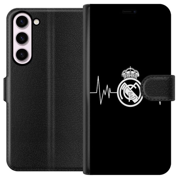 Kompatibel Tegnebogsetui til Samsung Galaxy S23+ Real Madrid CF Kompatibel Tegnebogsetui til Samsung Galaxy S23+ Real Madrid CF
