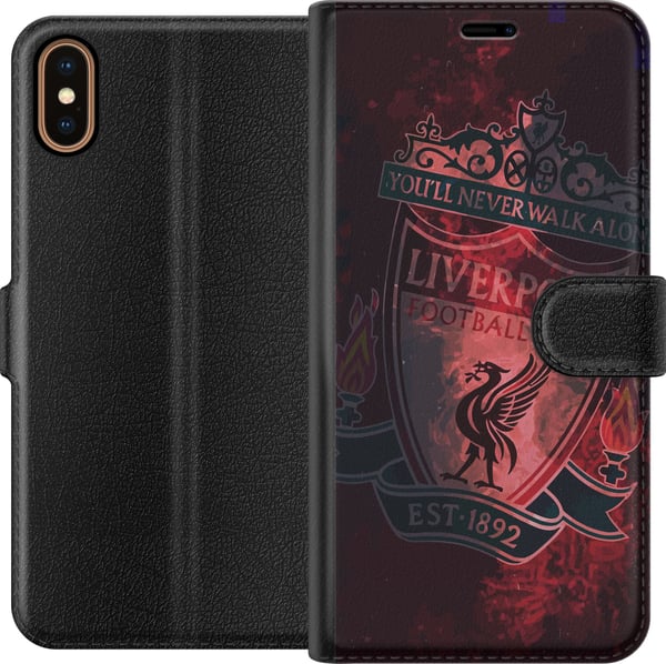 Kompatibel Tegnebogsetui til Apple iPhone XS Liverpool