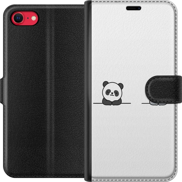 Kompatibelt Plånboksfodral till Apple iPhone SE (2022) Panda Koala