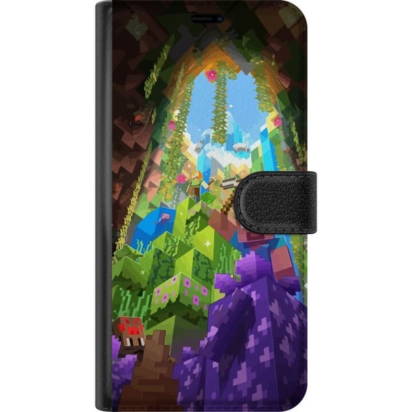 Kompatibel Tegnebogsetui til Samsung Galaxy S23+ Minecraft