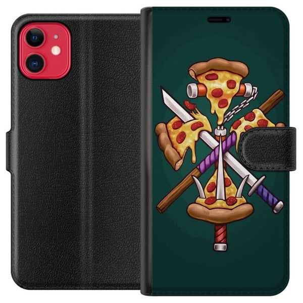Kompatibelt Plånboksfodral till Apple iPhone 11 Pizza Kompatibelt Plånboksfodral till Apple iPhone 11 Pizza