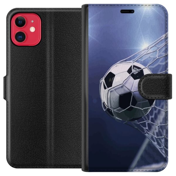Kompatibel Tegnebogsetui til Apple iPhone 11 Fodbold Hastighed Net Sport Kamp Spil Kompatibel Tegnebogsetui til Apple iPhone 11 Fodbold Hastighed Net Sport Kamp Spil