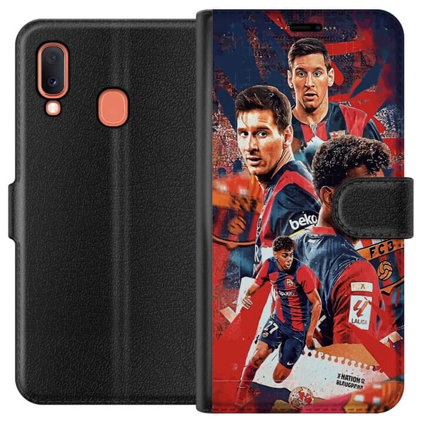Kompatibelt Plånboksfodral till Samsung Galaxy A20e Yamal Lamine x Messi Kompatibelt Plånboksfodral till Samsung Galaxy A20e Yamal Lamine x Messi