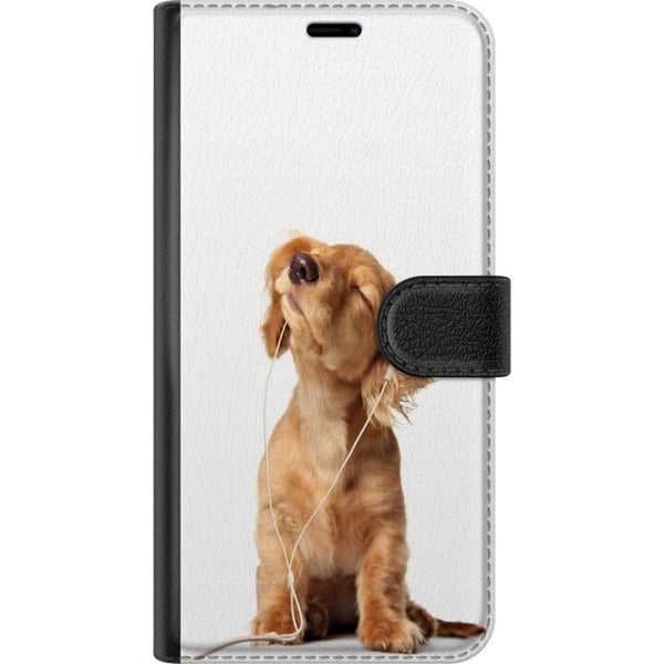 Yhteensopiva Lompakkokotelo Samsung Galaxy A40 Koira