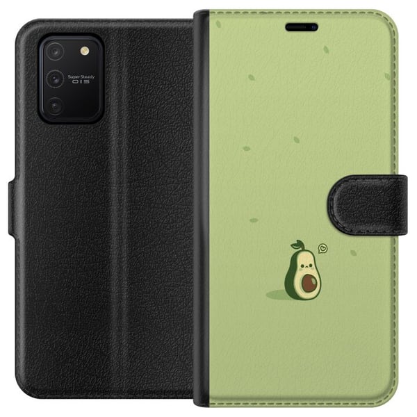 Kompatibelt Lommeboketui til Samsung Galaxy S10 Lite Søt avokadodesign i grønt, søt moderne illustrasjon som sprer glede og frisk energi Kompatibelt Lommeboketui til Samsung Galaxy S10 Lite Søt avokadodesign i grønt, søt moderne illustrasjon som sprer glede og frisk energi