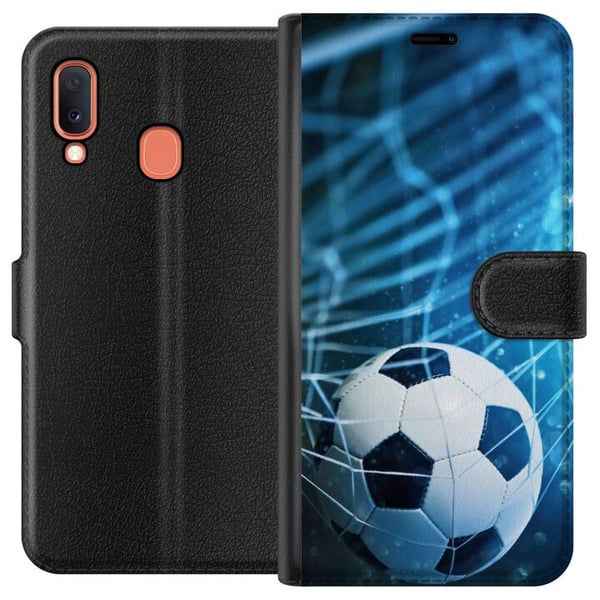 Kompatibelt Plånboksfodral till Samsung Galaxy A20e VM Fotboll 2018 Kompatibelt Plånboksfodral till Samsung Galaxy A20e VM Fotboll 2018