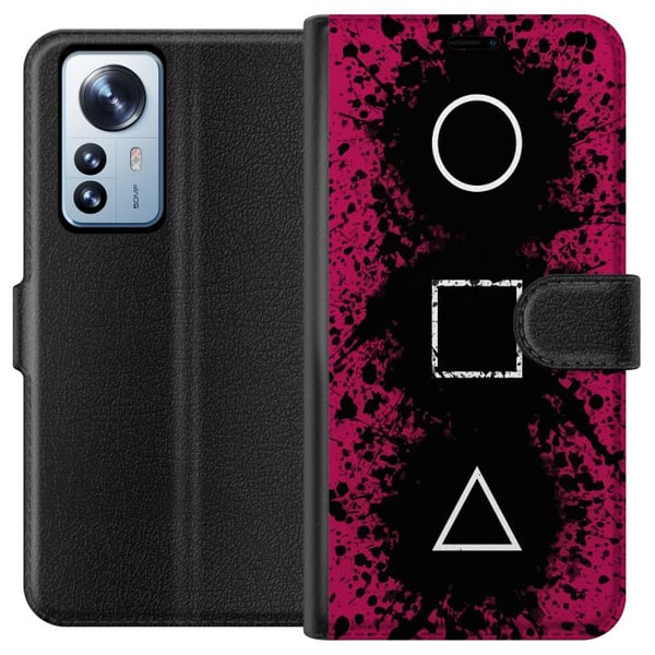 Kompatibelt Plånboksfodral till Xiaomi 12 Pro Squid Game 2 - Vem är du?