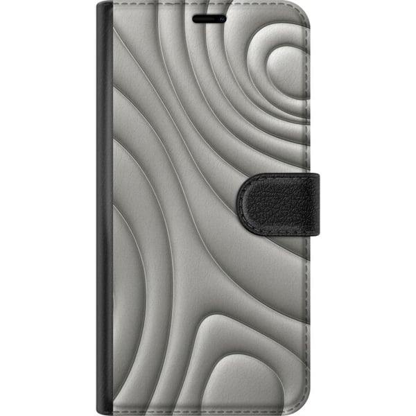 Kompatibelt Plånboksfodral till Samsung Galaxy A20e Silver Waves