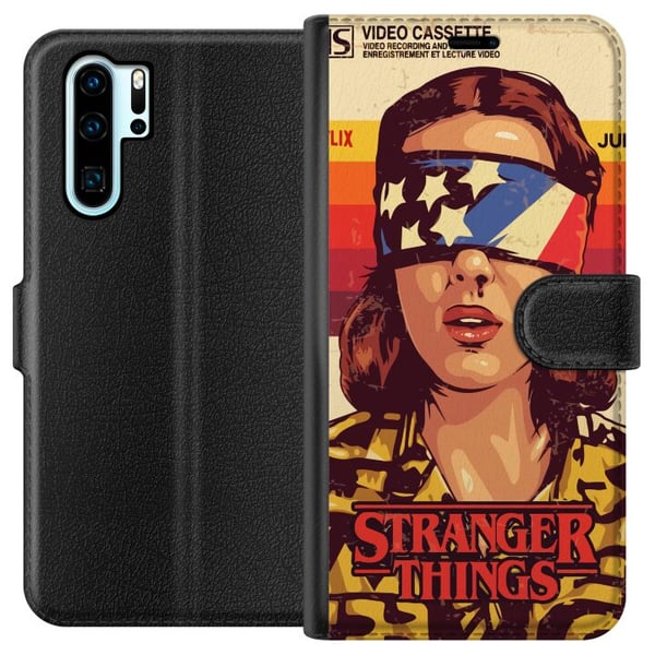 Yhteensopiva Lompakkokotelo Huawei P30 Pro Stranger Things VHS