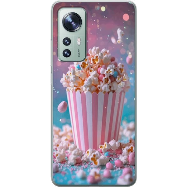 Kompatibel Mobilcover til Xiaomi 12 Retro popcorn design snacks økologisk samlerobjekt