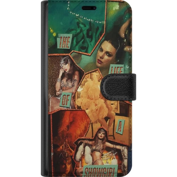 Kompatibel Tegnebogsetui til Samsung Galaxy S23 Ultra Taylor Swift The Life of a Showgirl – Gylden showgirl i rampelyset