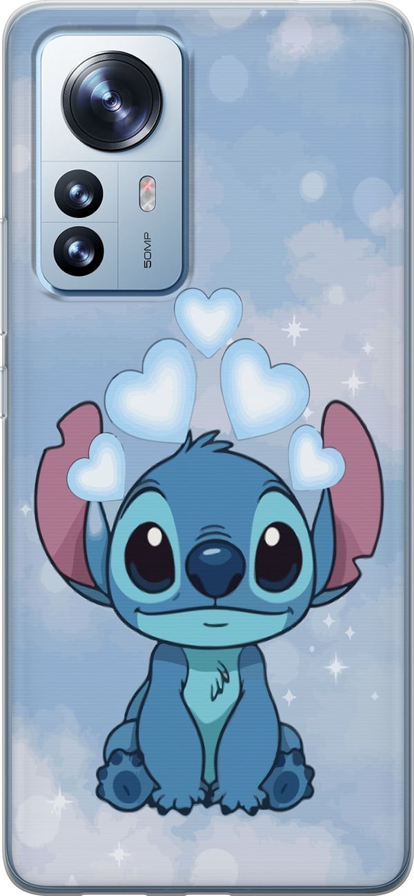 Kompatibel Mobilcover til Xiaomi 12 Pro Stitch Hoppende Glæde - Sjovt Design til Gave