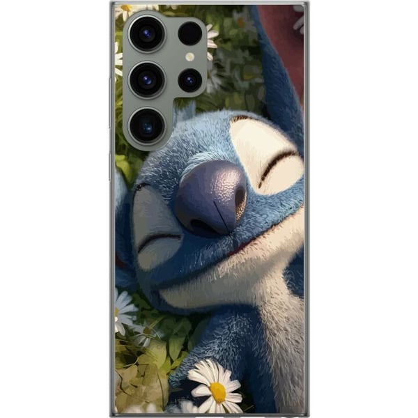 Kompatibel Mobilcover til Samsung Galaxy S23 Ultra Drilsk blåt fantasivæsen mod mørk baggrund humoristisk udtryk Kompatibel Mobilcover til Samsung Galaxy S23 Ultra Drilsk blåt fantasivæsen mod mørk baggrund humoristisk udtryk