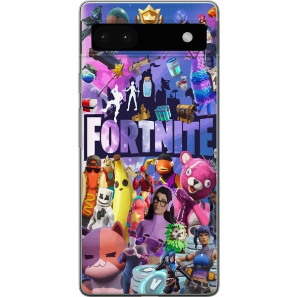 Yhteensopiva Puhelinkuori Google Pixel 6a Fortnite Skins Emotes Battle Royale Hahmot Gamer Peliteema Siisti Lapset Nuoret