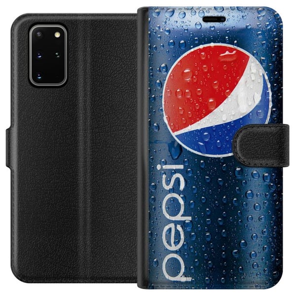 Kompatibelt Plånboksfodral till Samsung Galaxy S20+ Pepsi Can Kompatibelt Plånboksfodral till Samsung Galaxy S20+ Pepsi Can