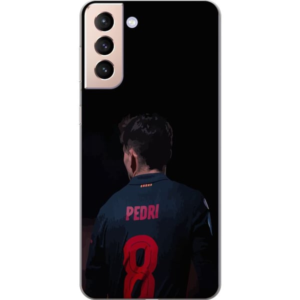 Kompatibelt Mobildeksel til Samsung Galaxy S21 Pedri FC Barcelona Fotball Spansk Midtbanespiller Mål Sportsmotivasjon Fans Barn Ungdom