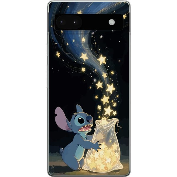 Yhteensopiva Puhelinkuori Google Pixel 6a Taianomainen Stitch Disney Söpö Hahmo